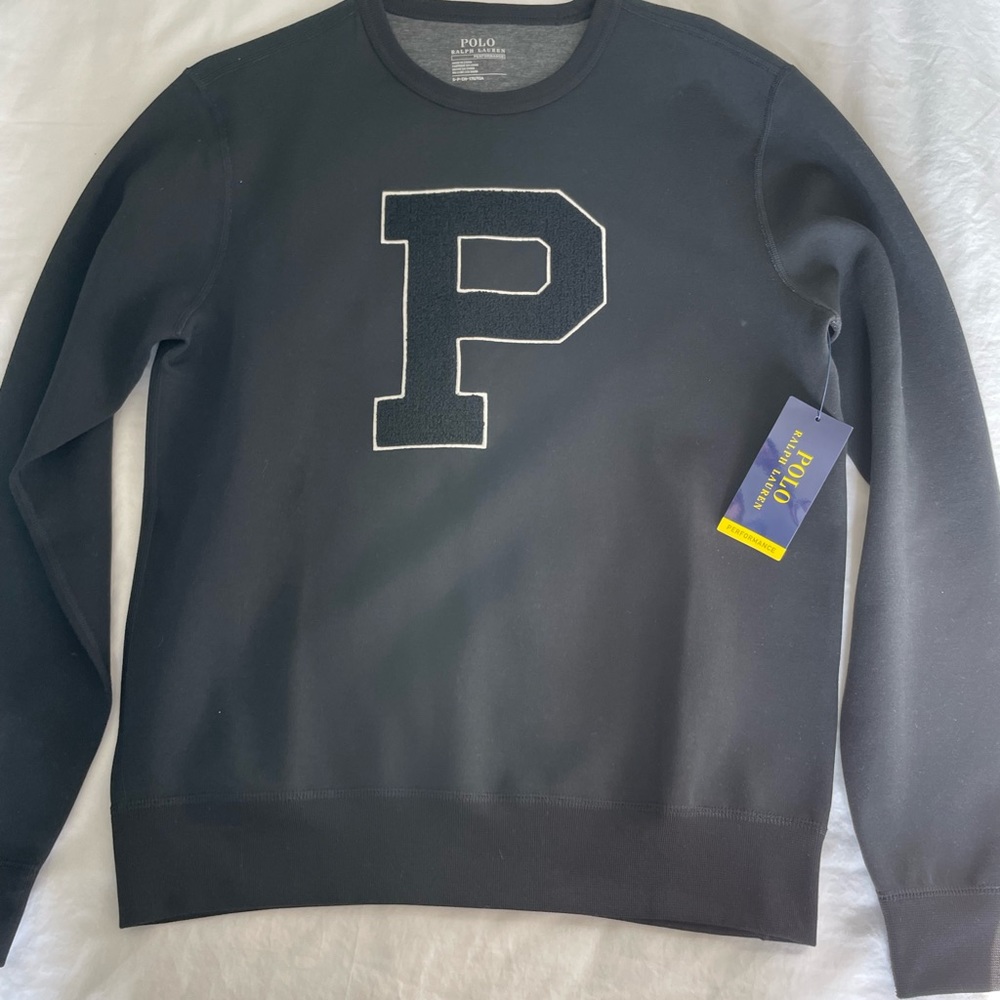 Polo by Ralph Lauren p logo sweatshirt small new men